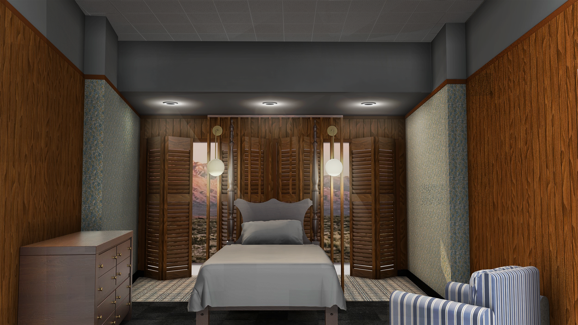 THE BOROUGHS S1 - THE MANOR, SAM'S ROOM