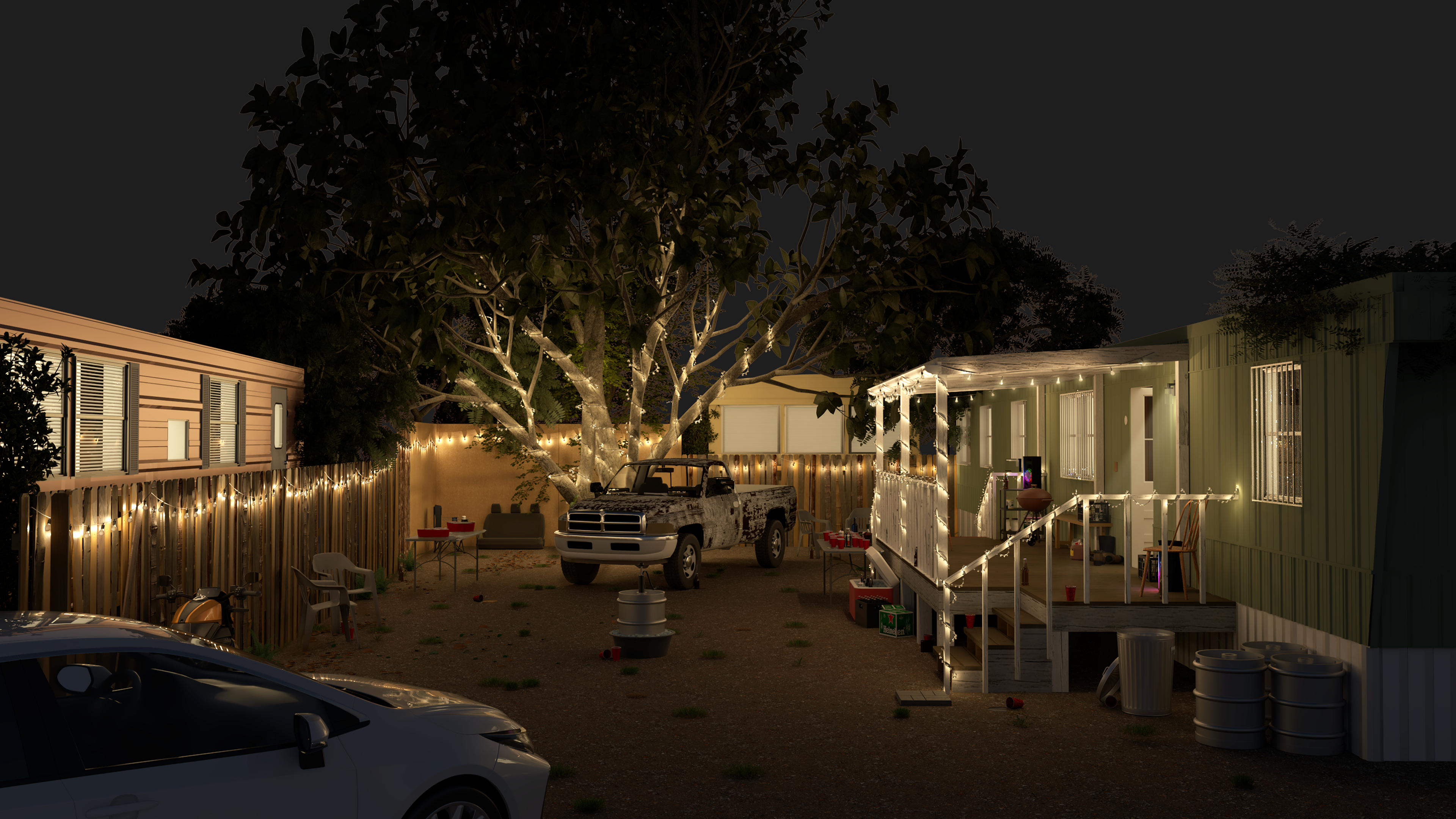 RANSOM CANYON S2 - EXT RUSSEL TRAILER PARTY