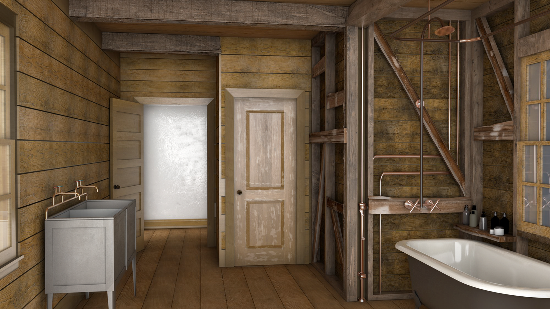 RANSOM CANYON S2 - ELLIE'S BATHROOM