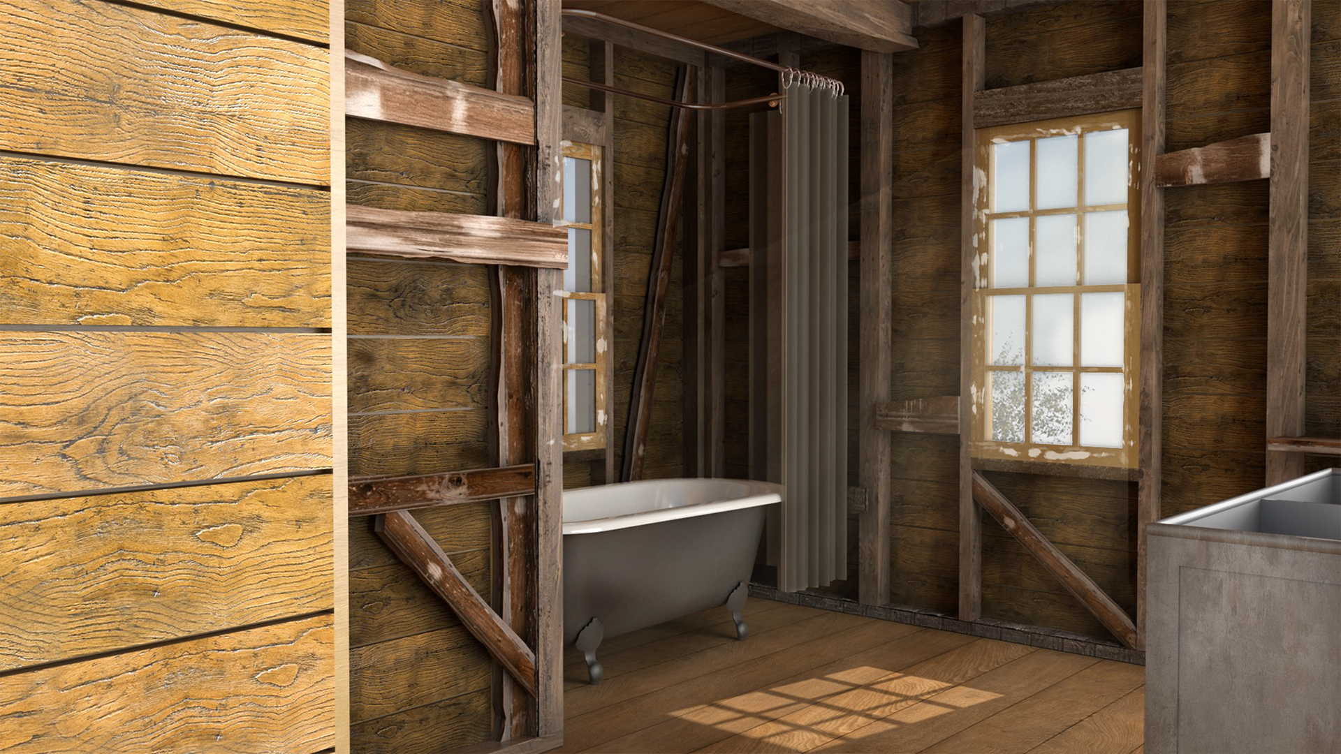 RANSOM CANYON S2 - ELLIE'S BATHROOM