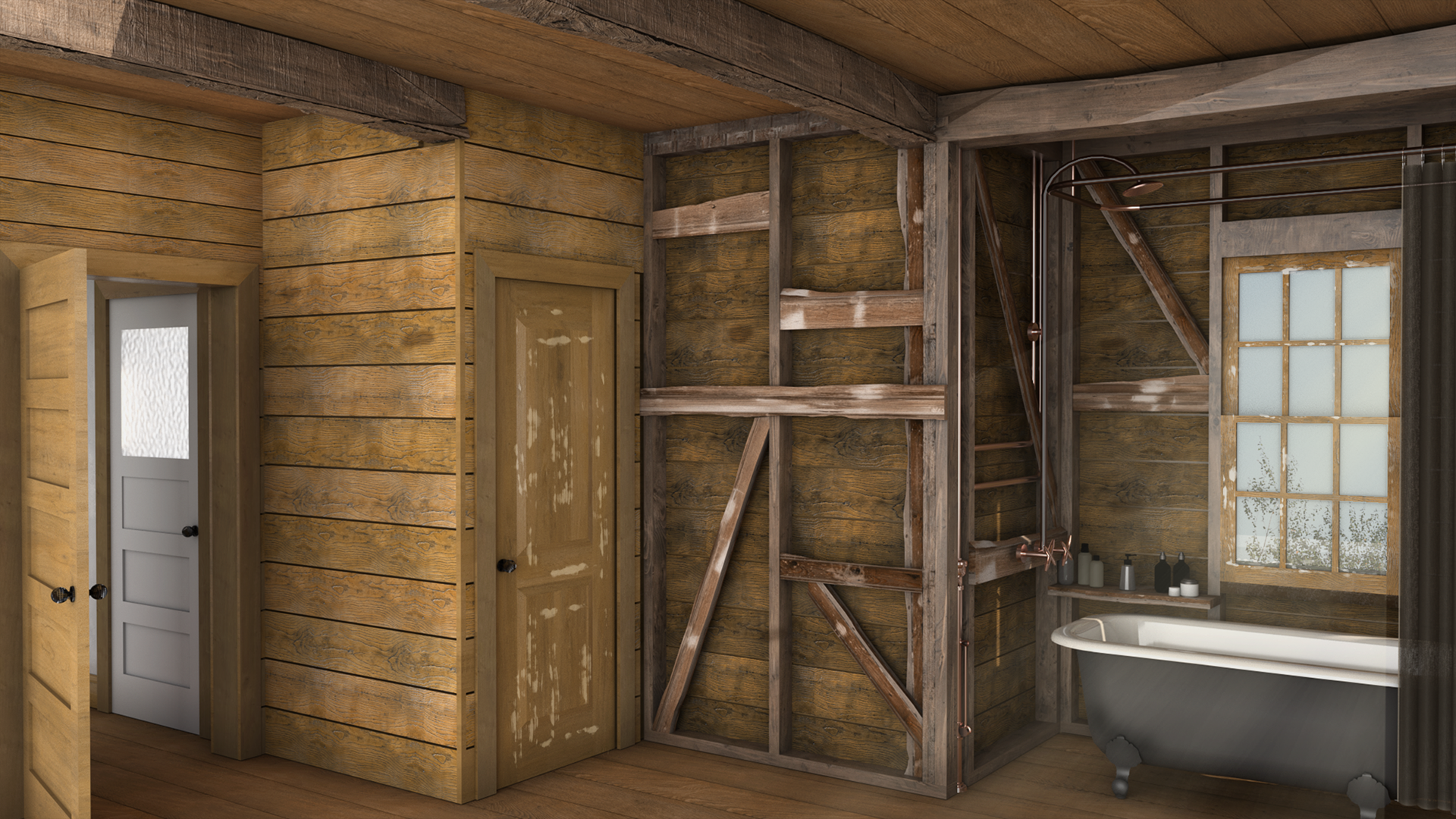 RANSOM CANYON S2 - ELLIE'S BATHROOM