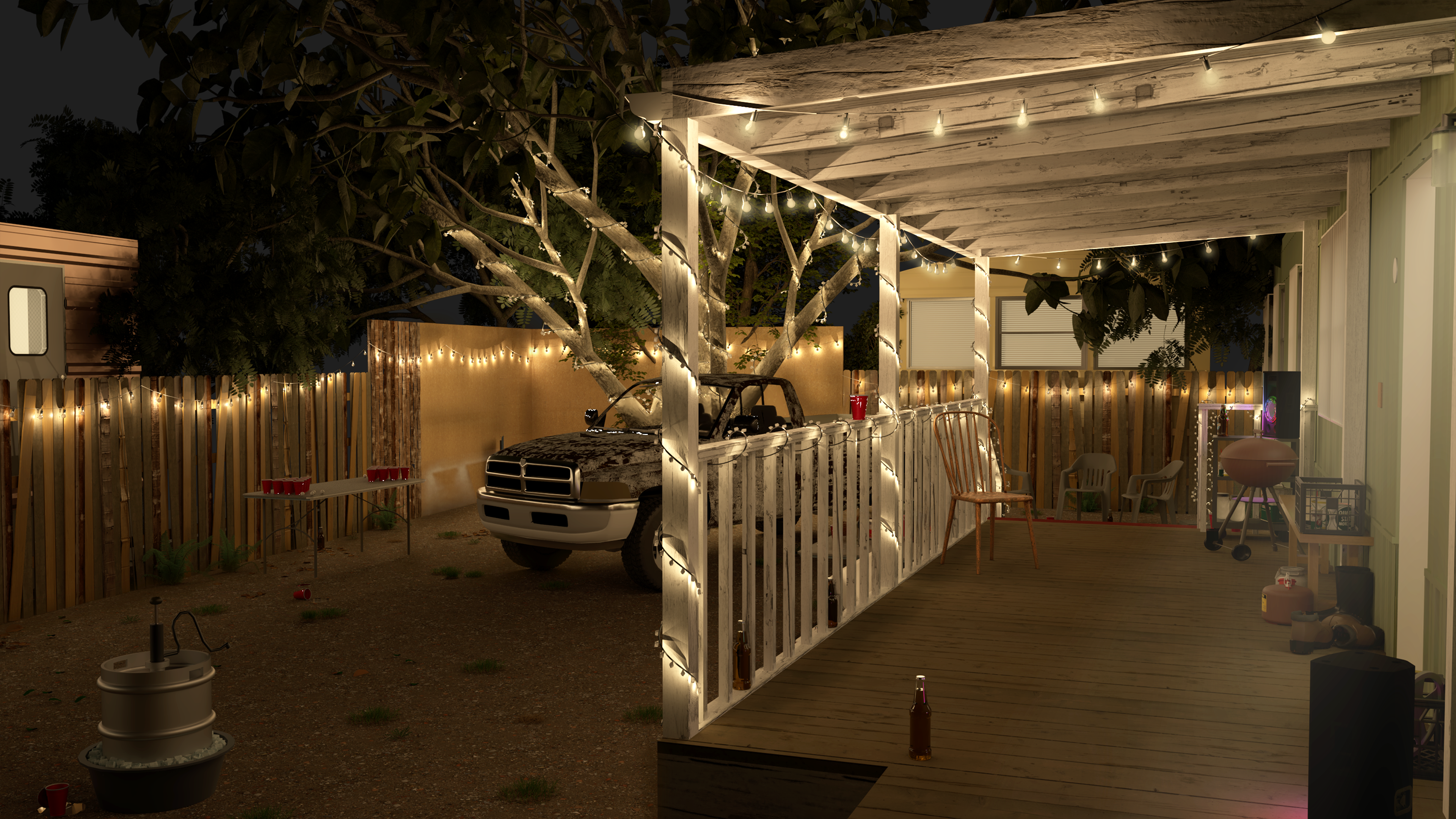 RANSOM CANYON S2 - EXT RUSSEL TRAILER PARTY